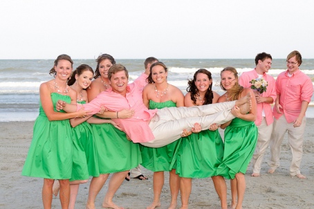 beach wedding wear
